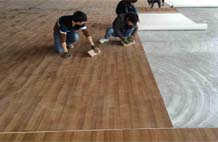 亞強(qiáng)體育施工案例:室內(nèi)pvc籃球場YQ-004,